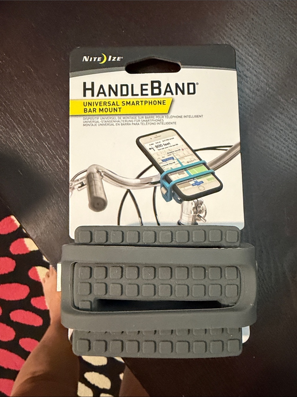 HandleBand Universal Smartphone Bar Mount - Gray